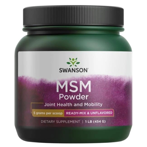 Swanson MSM proszek 454g cena 31,02$