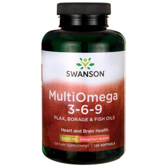 Swanson multiomega 3-6-9 120 kapsułek cena €19,68