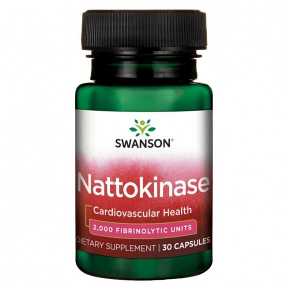 Swanson nattokinaza 100mg 2000 FU 30 kapsułek cena 51,90zł