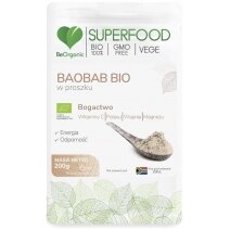 BeOrganic Superfood Baobab w proszku 200 g BIO