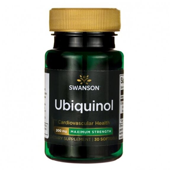 Swanson Ubiquinol 200mg 30 kapsułek cena €49,60