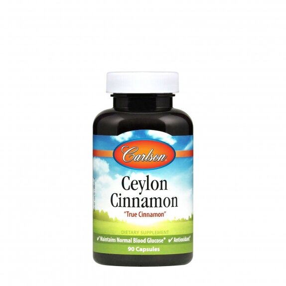 Carlson Labs Ceylon Cinnamon - 90 kapsułek cena 59,89zł