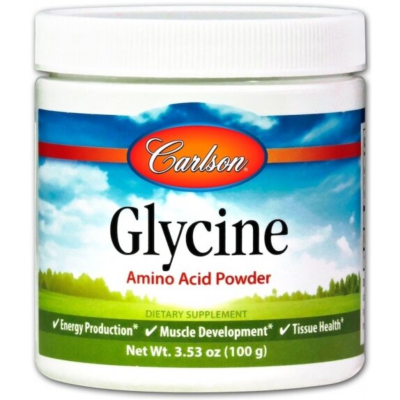 Carlson Labs glycine amino acid powder 100 g cena 15,39$
