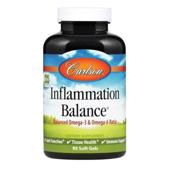 Carlson Labs inflammation balance 90 kapsułek cena 133,90zł