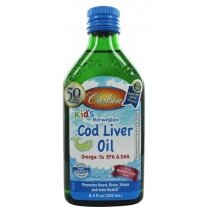 Carlson Labs Kid's Cod Liver Oil smak natural lemon 250 ml