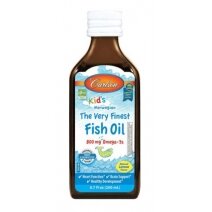 Carlson Labs kid's the very finest fish oil, 800 mg natural lemon 200 ml