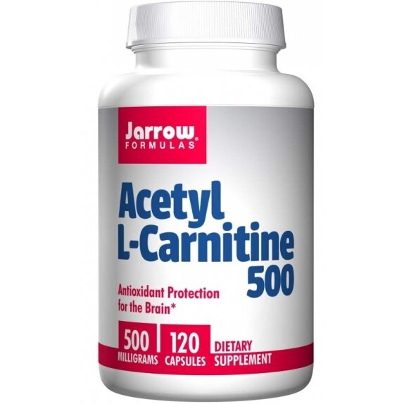 Jarrow Formulas Acetyl L-Carnitine 500mg 120 vege kapsułek cena 121,50zł