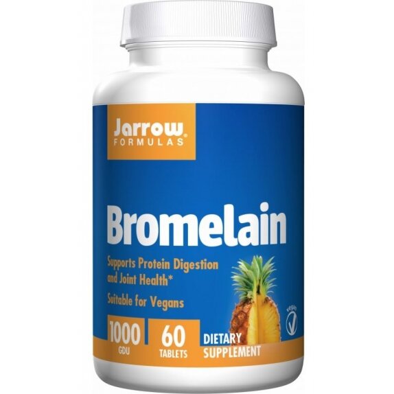 Jarrow Formulas Bromelain 60 tabletek cena 56,35zł Sklep AleEko.pl