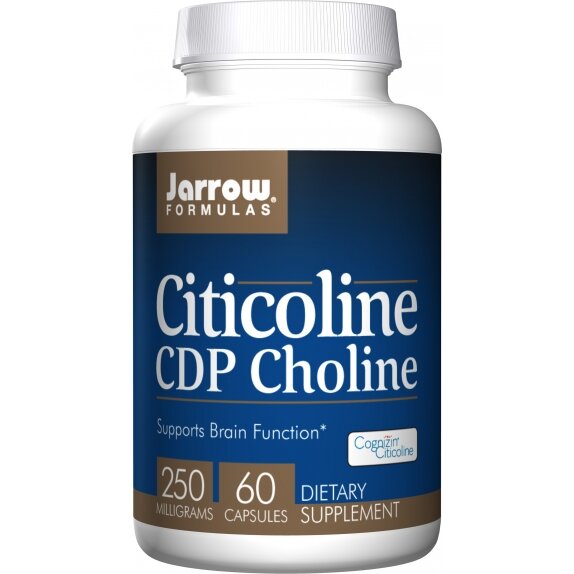 Jarrow Formulas Citicoline CDP Choline 250 mg 60 kapsułek cena 32,91$