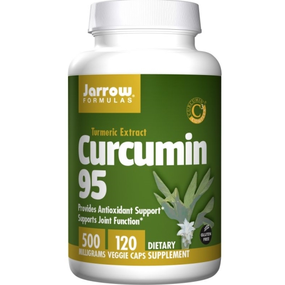 Jarrow Formulas Curcumin 95 500mg 120 vege kapsułek cena 44,17$