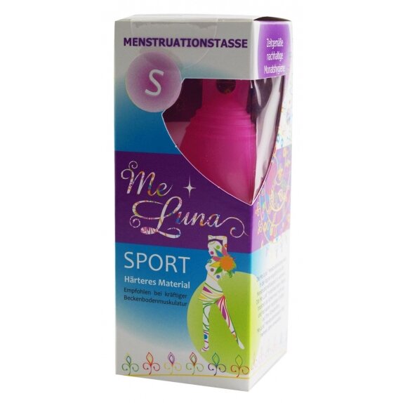 Me Luna Kubeczek menstruacyjny różowy sport rozmiar S cena 4,72$