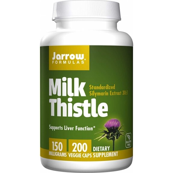 Jarrow Formulas Milk Thistle 150mg 200 vege kapsułek cena 28,34$