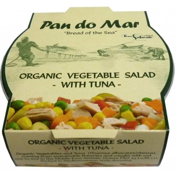 Sałatka warzywna z tuńczykiem 250 g Pan do Mar cena 17,49zł