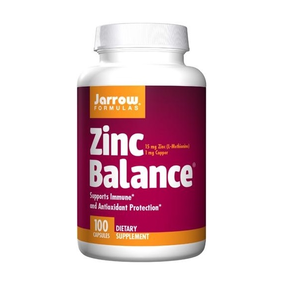Jarrow Formulas Zinc Balance 100 kapsułek cena 12,82$