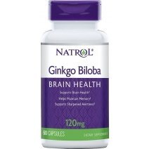 Natrol Ginkgo Biloba 120mg 60 kapsułek