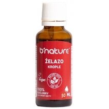 B'Nature Żelazo krople 50 ml 