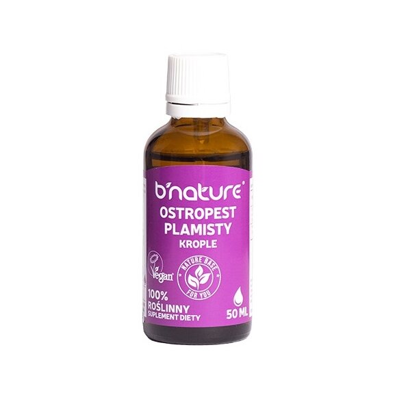 B'Nature Ostropest Plamisty krople 50 ml cena 87,79zł