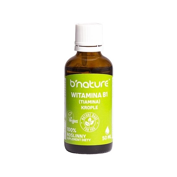 B'Nature Witamina B1 krople 50ml cena 95,00zł