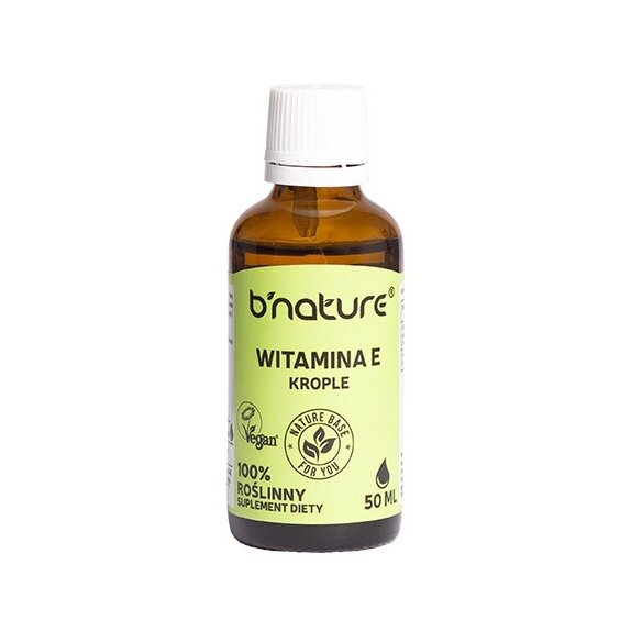 B'Nature Witamina E krople 50ml  cena 94,99zł