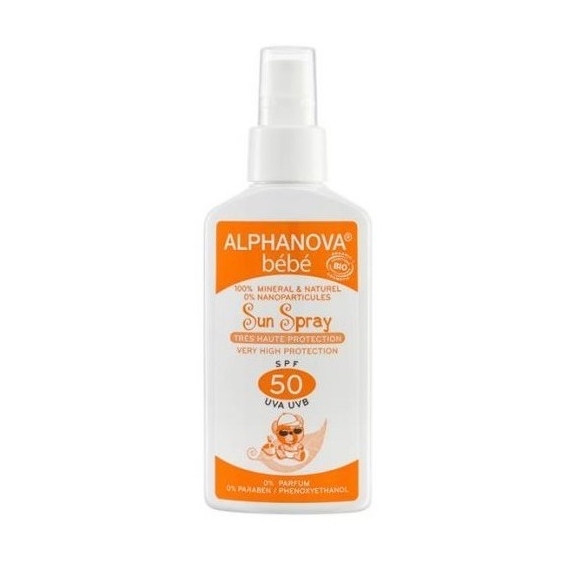 Alphanova Bebe sun mleczko w sprayu spf 50 125 g cena 79,90zł