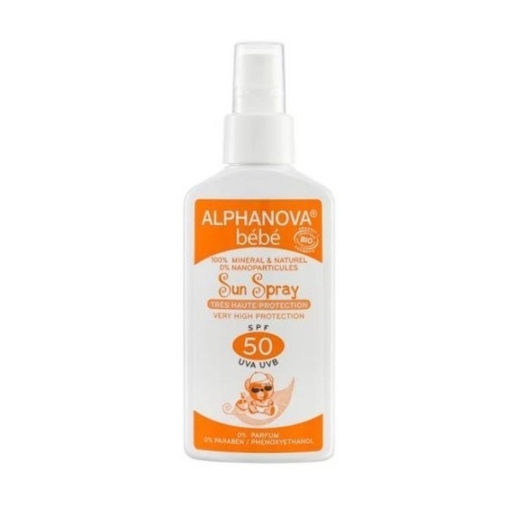 Alphanova Bebe sun mleczko w sprayu spf 50 125 g cena 79,90zł