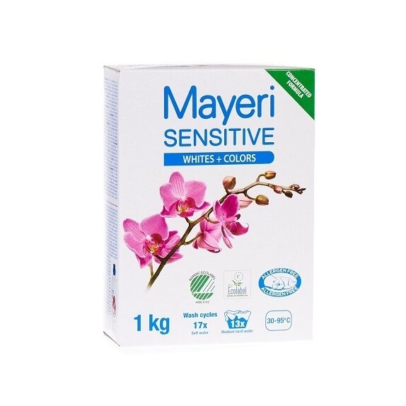 Mayeri proszek do prania sensitiv 1 kg  cena €3,61