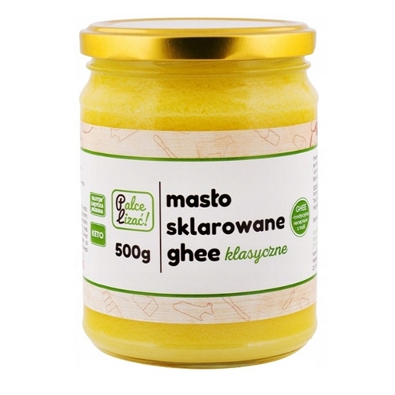 Masło sklarowane naturalne Ghee 500g słoik Palce Lizać cena 53,01zł