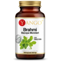Bacopa - Brahmi 300 mg 100 kapsułek Yango