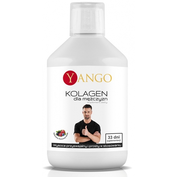 Kolagen dla mężczyzn 6000 mg 500 ml Yango cena €21,49