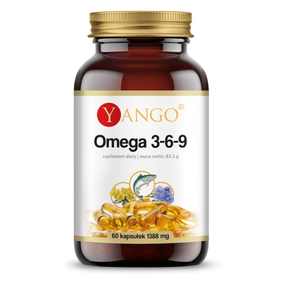 Yango Omega-3-6-9  1000 mg 60 kapsułek cena 42,90zł