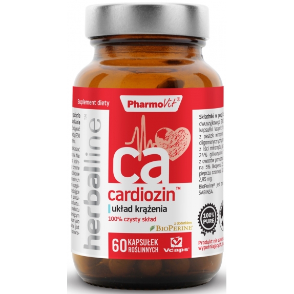 Pharmovit herballine Cardiozin  60 kapsułek cena 10,88$