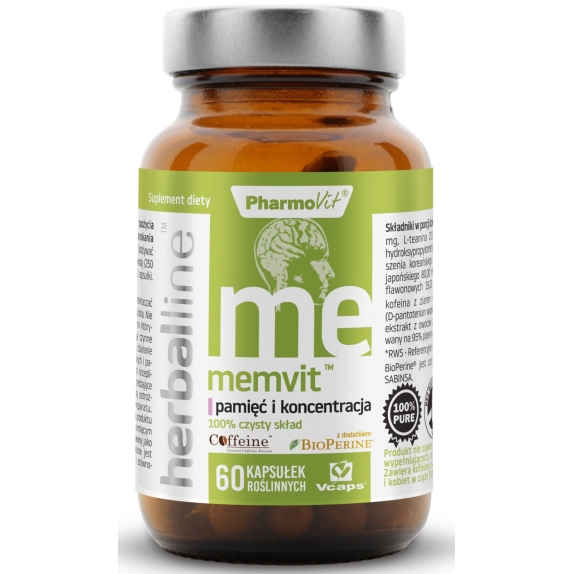 Pharmovit Herballine Memvit 60 kapsułek  cena €9,12