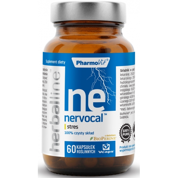 Herballine nervocal 60 kapsułek Pharmovit cena €8,59