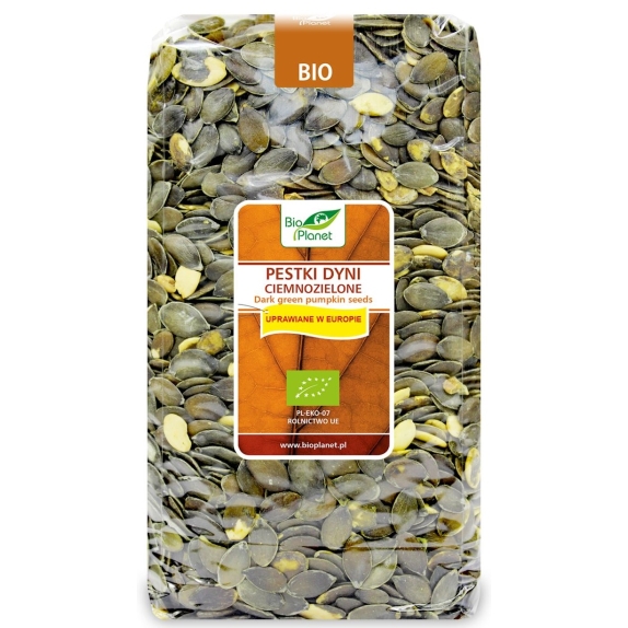Pestki dyni 1 kg (uprawiane w Europie) BIO Bio Planet cena 41,95zł