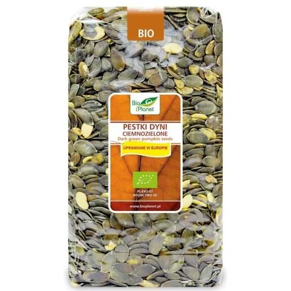 Pestki dyni 1 kg (uprawiane w Europie) BIO Bio Planet  cena 9,68$