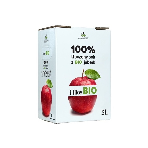 Sok jabłkowy 3 litry BIO Dolina Czerska  cena €4,96