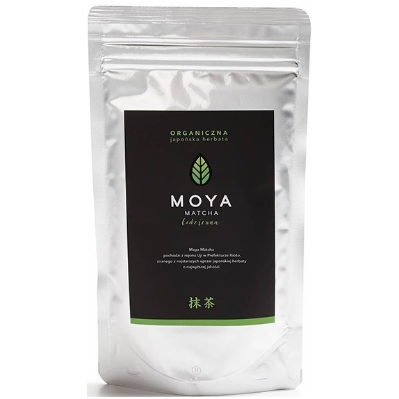 Herbata zielona matcha w proszku codzienna 100 g BIO Moya Matcha  cena 79,55zł