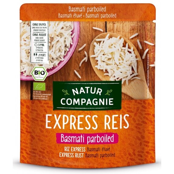 Ekspresowy ryż basmati parboiled BIO 250 g Natur Compagnie cena 9,71zł