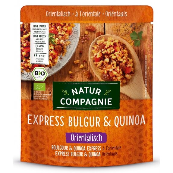 Kasza bulgur i quinoa o smaku orientalnym BIO 250 g Natur Compagnie cena 12,34zł