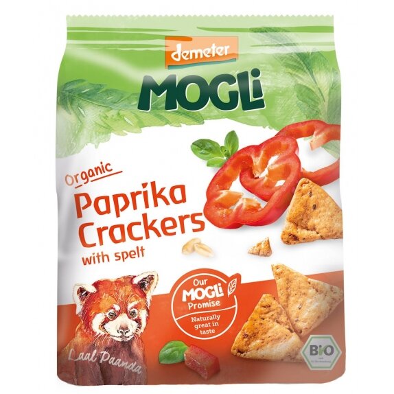 Krakersy orkiszowe z papryką, pomidorami i oregano BIO 80 g Mogli cena 7,25zł