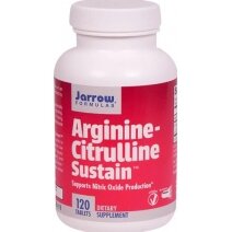 Jarrow Formulas Arginine-Citrulline Sustain 120 tabletek