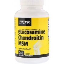 Jarrow Formulas Glucosamine + Chondroitin + MSM 240 kapsułek