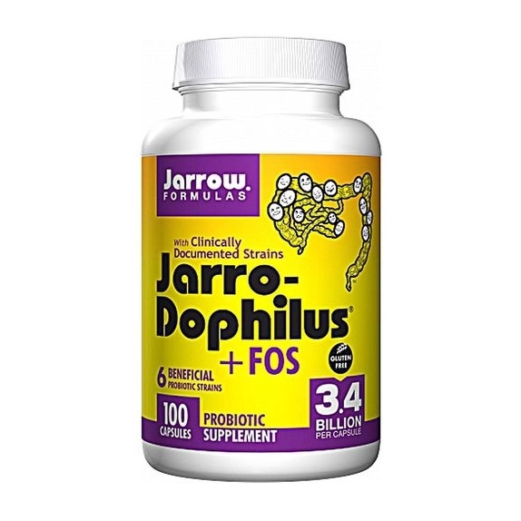 Jarrow Formulas Jarro-Dophilus + FOS 100 kapsułek cena 18,87$
