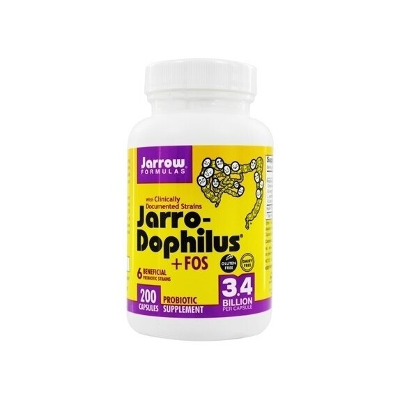 Jarrow Formulas Jarro-Dophilus + FOS 200 kapsułek cena 32,40$