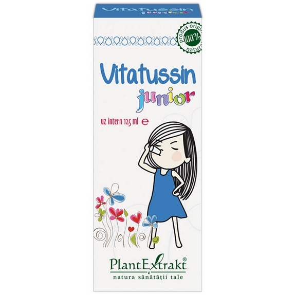 Vitatussin junior syrop 125 ml PlantExtrakt cena 33,00zł