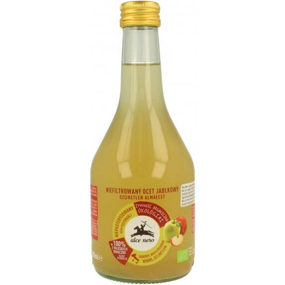 Ocet jabłkowy niefiltrowany 500 ml BIO Alce Nero PROMOCJA cena 12,69zł
