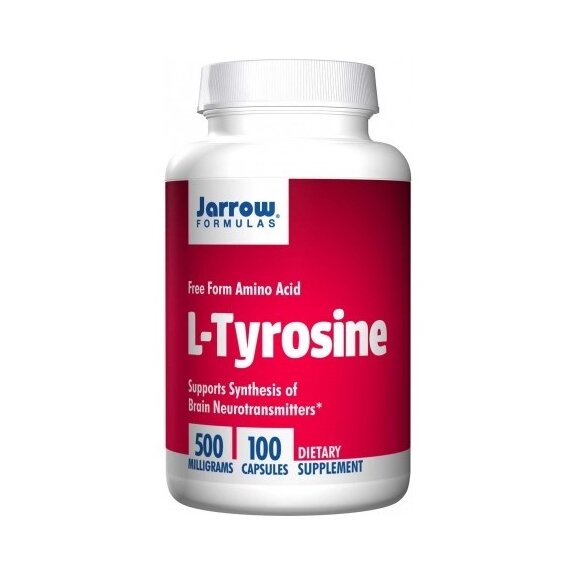 Jarrow Formulas L-Tyrosine 500 mg 100 kapsułek cena 43,89zł