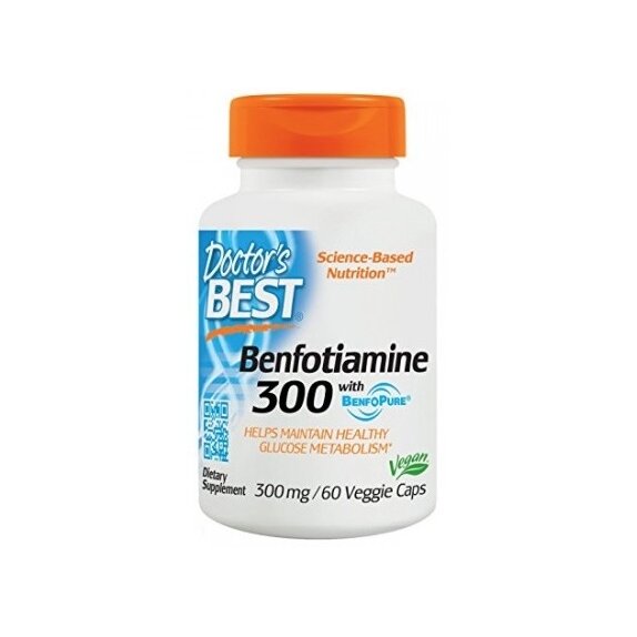 Benfotiamina 300 mg 60 vege kapsułek Doctor's Best cena 94,05zł