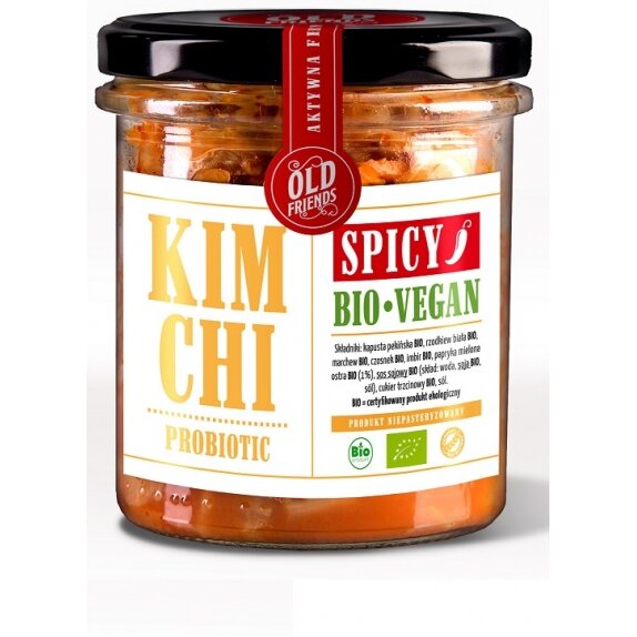 Kimchi Vegan Spicy BIO 300 g Old Friends cena 17,94zł