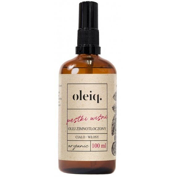 Oleiq Olej z pestek wiśni 100 ml cena 38,00zł